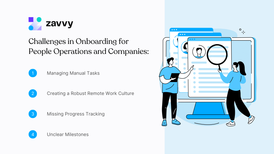 Challenges in onboarding for people ops and employers