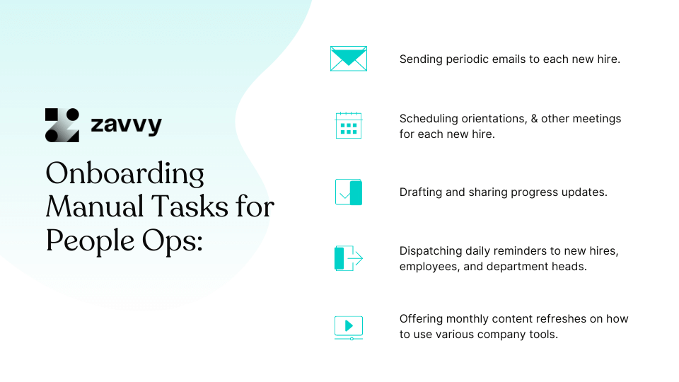 Onboarding Manual Tasks for People Ops