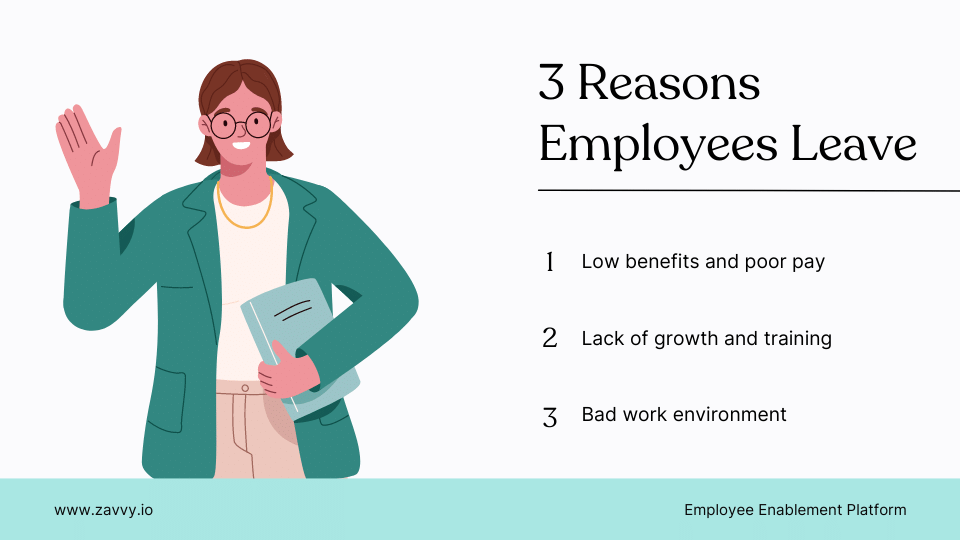 3 Reasons Employees Leave