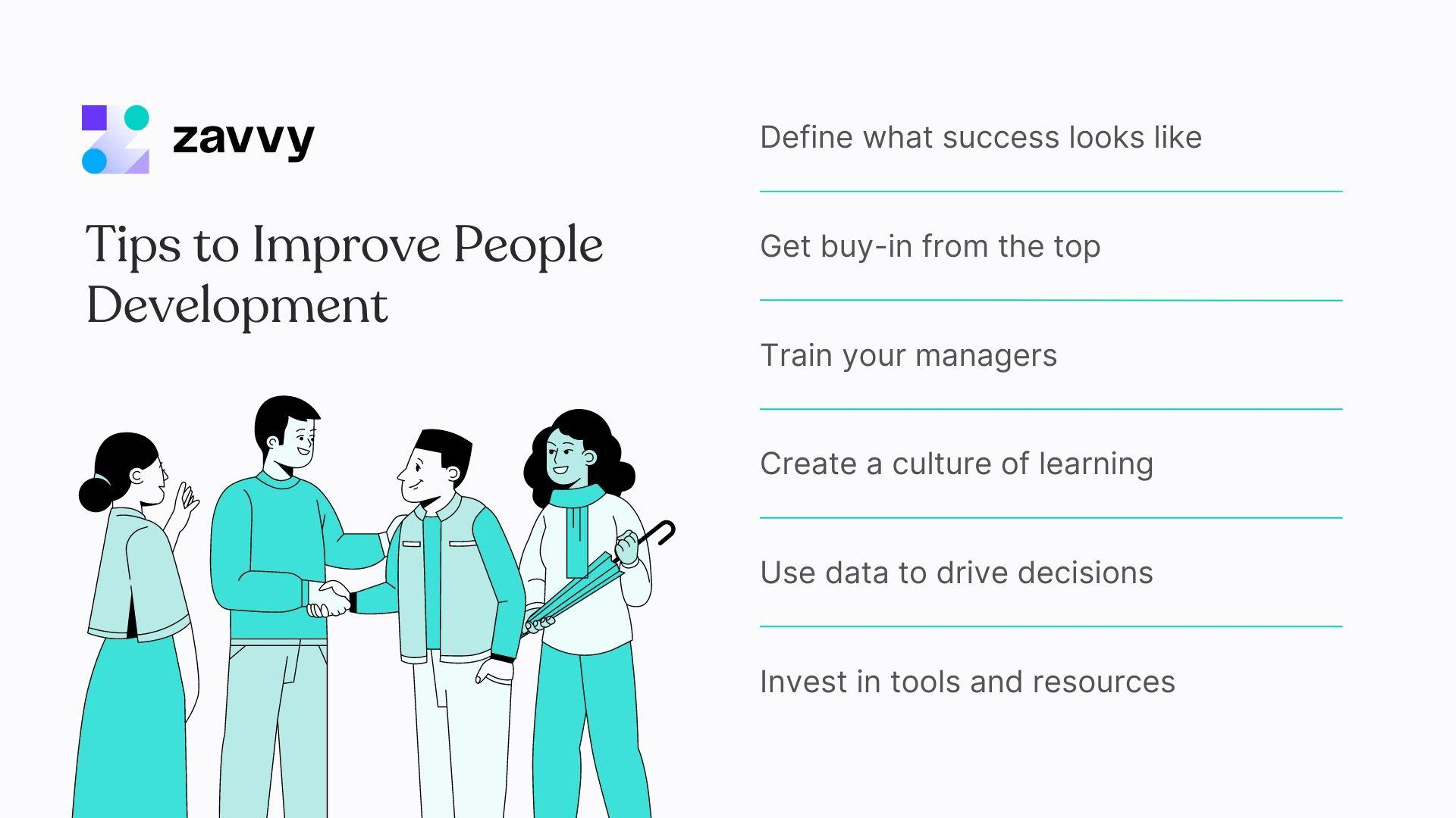 Tips to improve people development