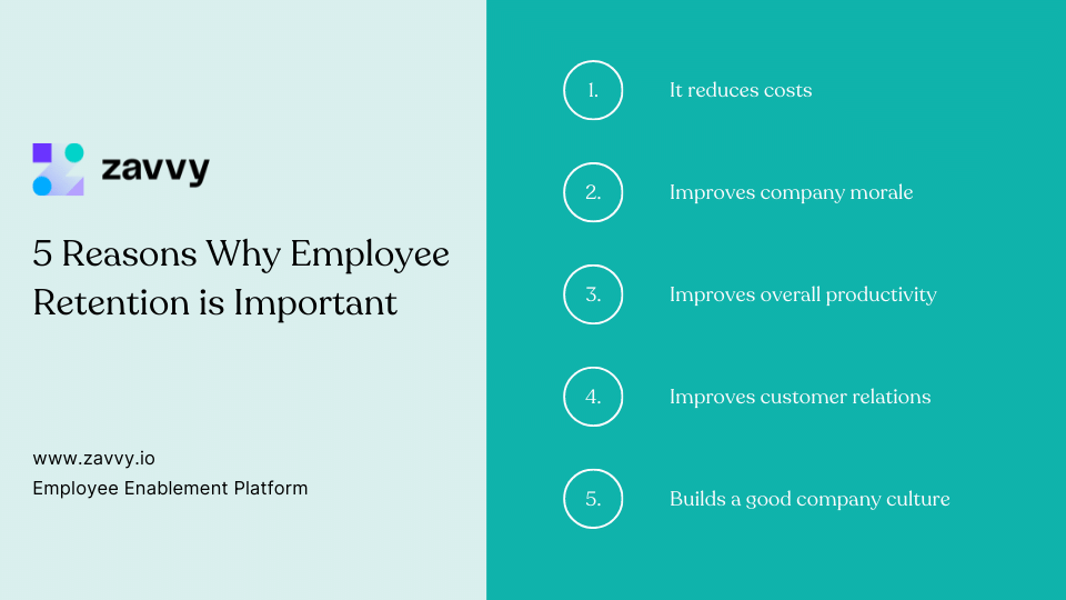 5 reasons why employee retention is important