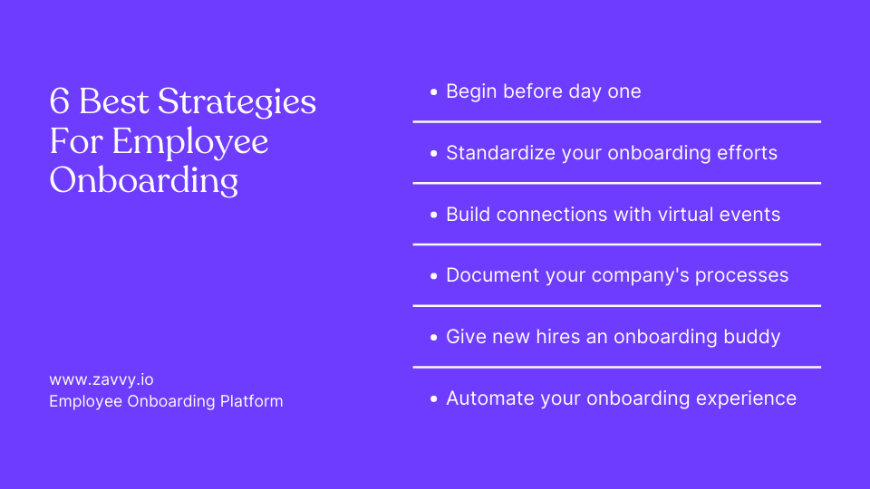 6 Best Strategies For Employee Onboarding