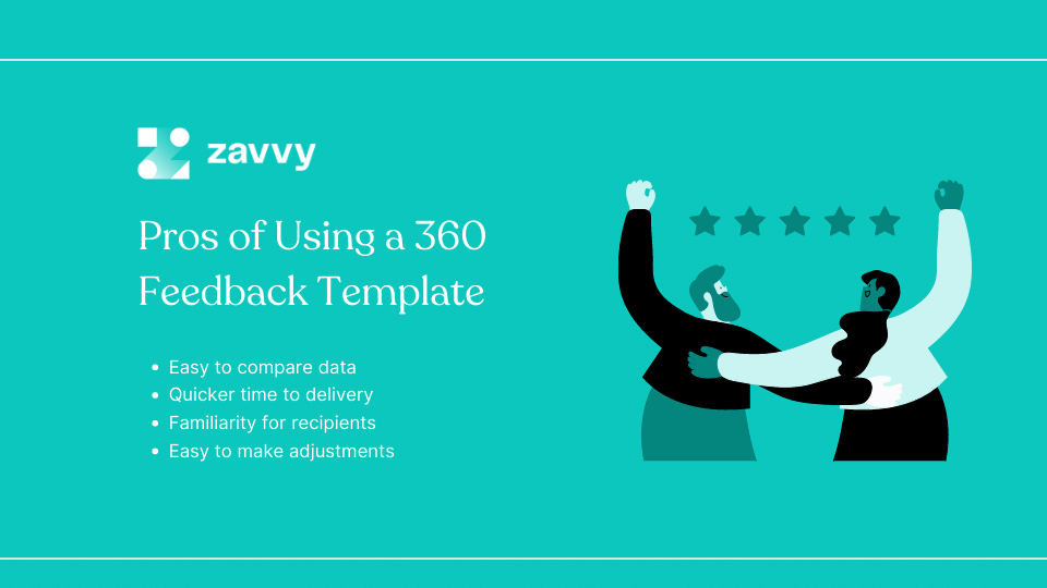 Pros of working from a 360 feedback template
