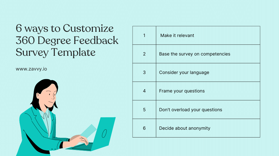 6 ways to customize the 360 degree feedback survey template