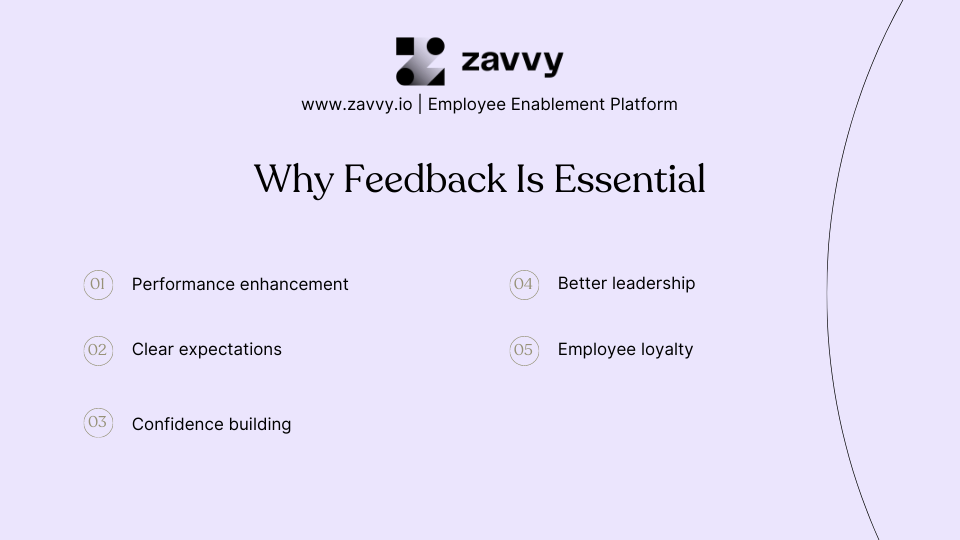 5 reasons why Feedback is essential