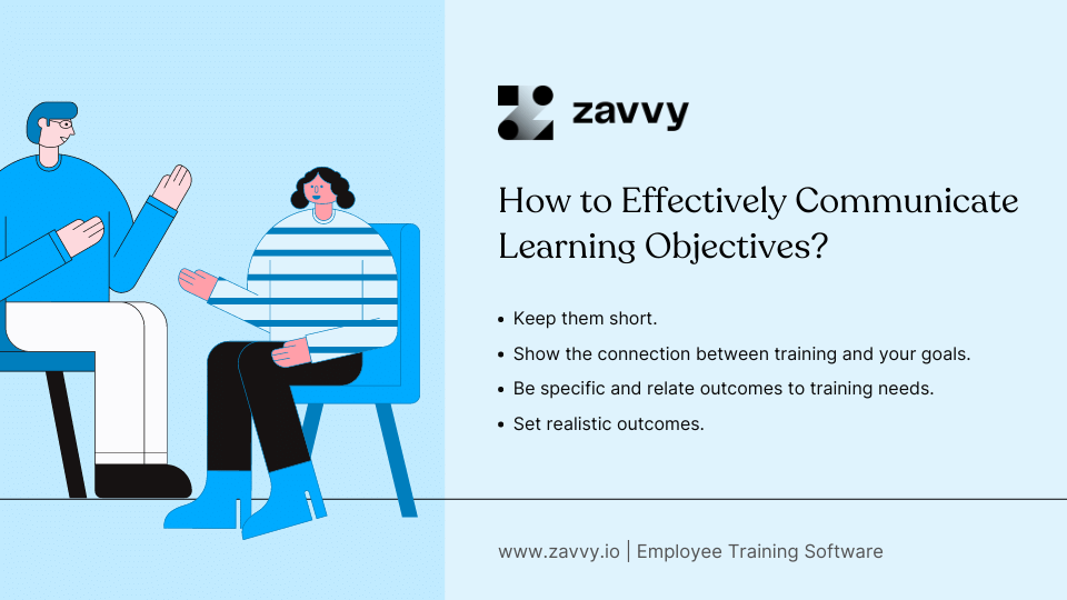 How to Effectively Communicate Learning Objectives?