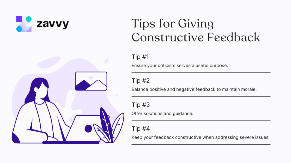 Tips for Giving Constructive Feedback