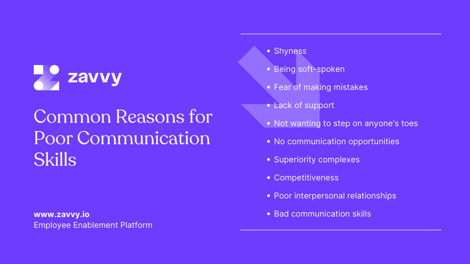 Common Reasons for Poor Communication Skills