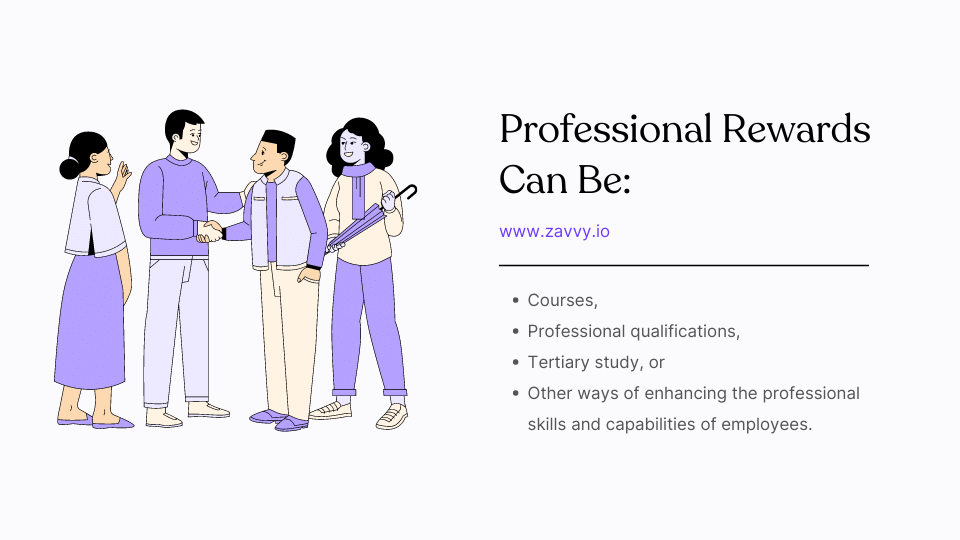 Professional Rewards Examples