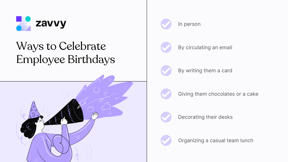 Ways to Celebrate Employee Birthdays